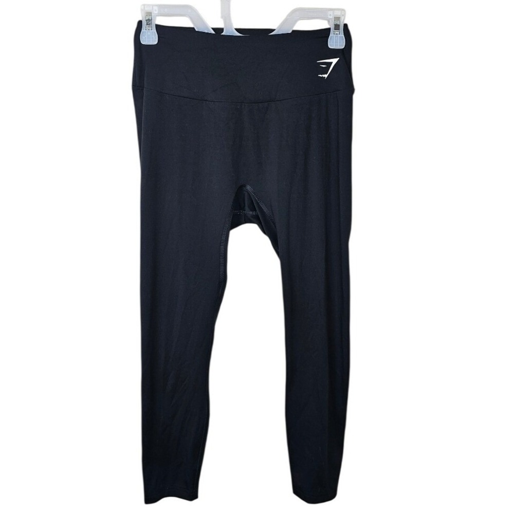 Gymshark Workout Black Capri‎ Leggings Size Medium